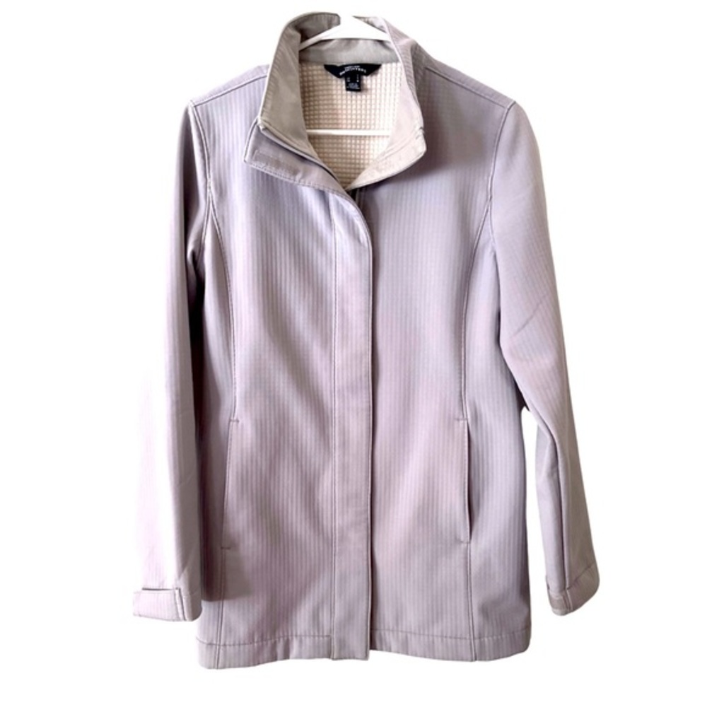 Lands End Outfitters Soft Shell fleece lined water Resistant jacket S‎
